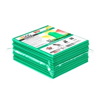 Мешки для мусора 160 л, зеленые, в пачке 10 шт., ПВД, 40 мкм, 900х1100 мм, i-Bag в Ачинске