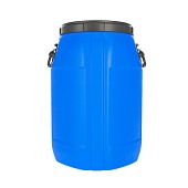 Бочка пластиковая 65 л Quadro с хомутом