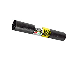 Мешки для мусора 160 л, черные, в рулоне 25 шт., ПВД, 40 мкм, 1100х800 мм, GRIFON, 101-030 в Ачинске