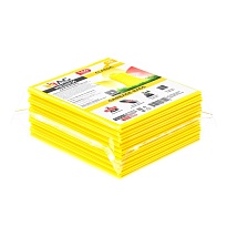 Мешки для мусора 160 л, желтые, в пачке 10 шт., ПВД, 40 мкм, 900х1100 мм, i-Bag в Ачинске