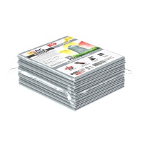 Мешки для мусора 160 л, светло-серые, в пачке 10 шт., ПВД, 40 мкм, 900х1100 мм, i-Bag в Ачинске